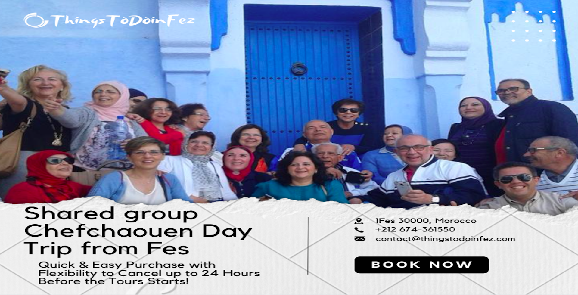 shared group chefchaouen day trip from fez
